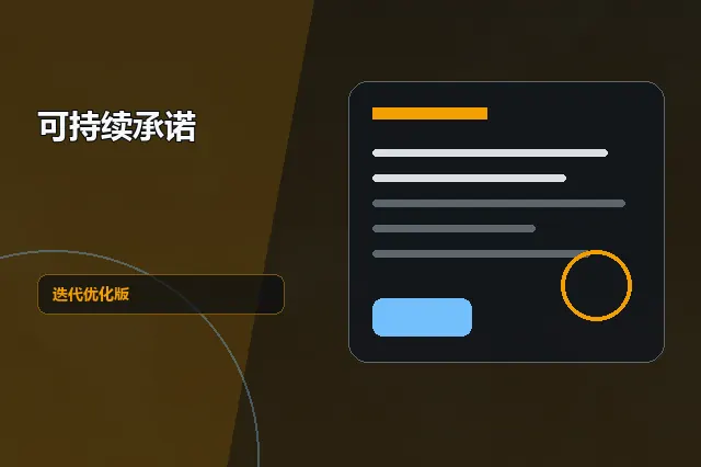 可持续承诺：迭代优化版 的原创主题效果图