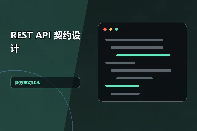 REST API 契约设计：多方案对比版 的原创主题效果图