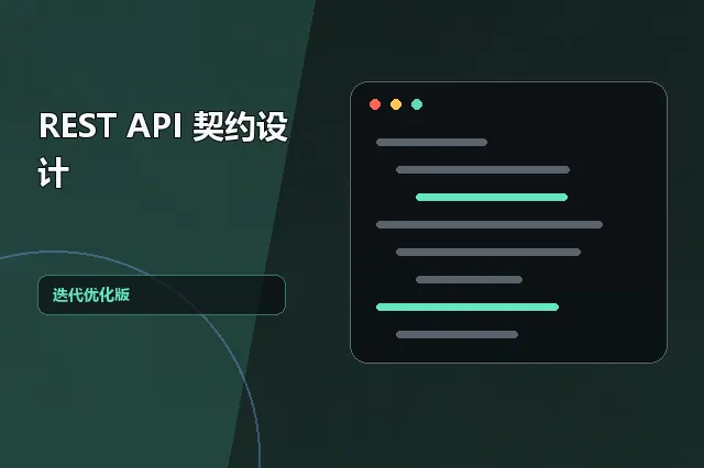 REST API 契约设计：迭代优化版 的原创主题效果图