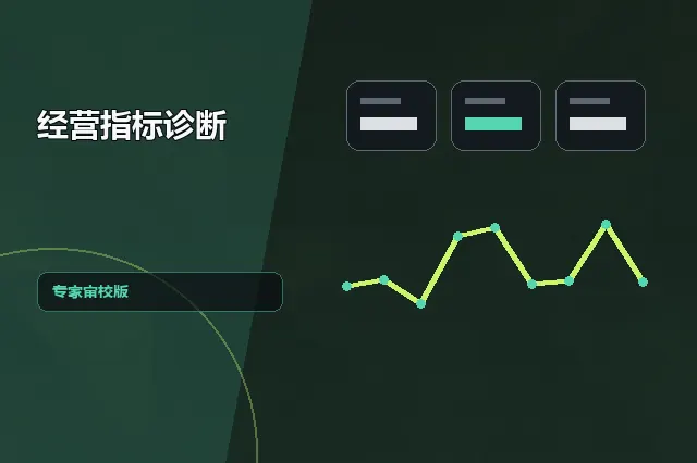 经营指标诊断：专家审校版 的原创主题效果图
