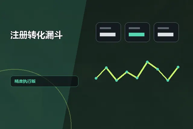 注册转化漏斗：精准执行版 的原创主题效果图