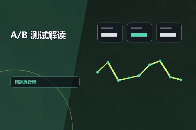 A/B 测试解读：精准执行版 的原创主题效果图
