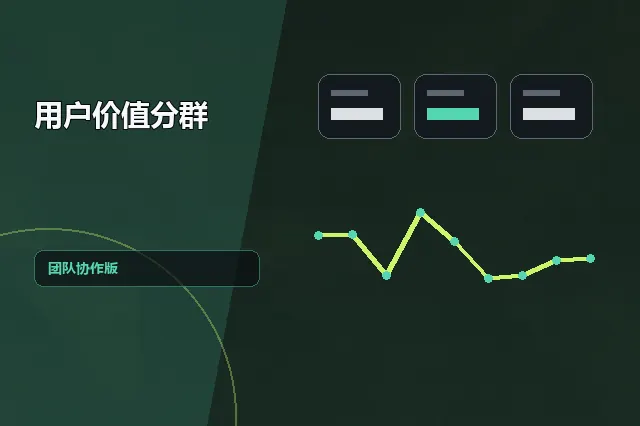 用户价值分群：团队协作版 的原创主题效果图