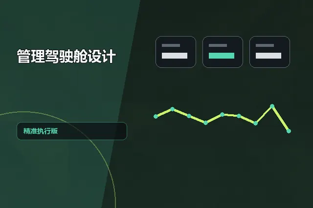 管理驾驶舱设计：精准执行版 的原创主题效果图