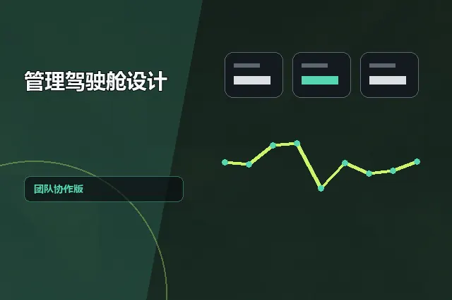 管理驾驶舱设计：团队协作版 的原创主题效果图