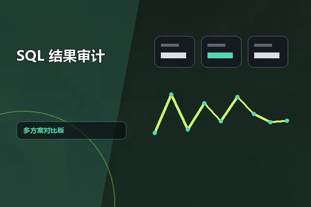 SQL 结果审计：多方案对比版 的原创主题效果图