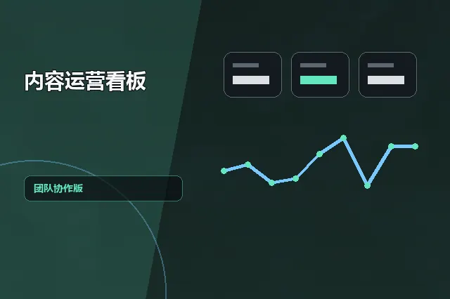 内容运营看板：团队协作版 的原创主题效果图