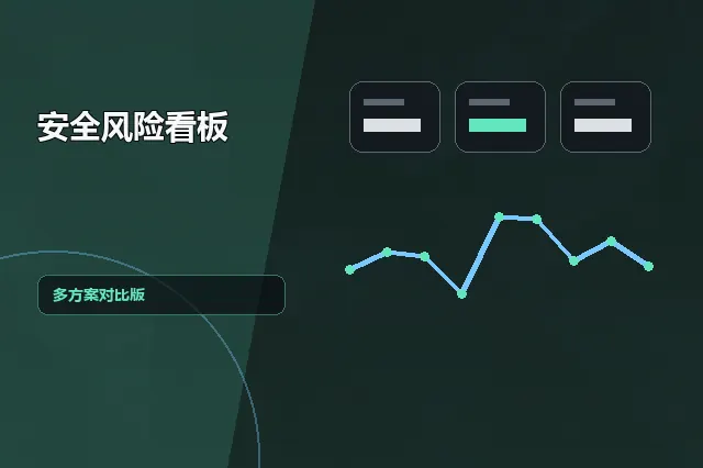安全风险看板：多方案对比版 的原创主题效果图
