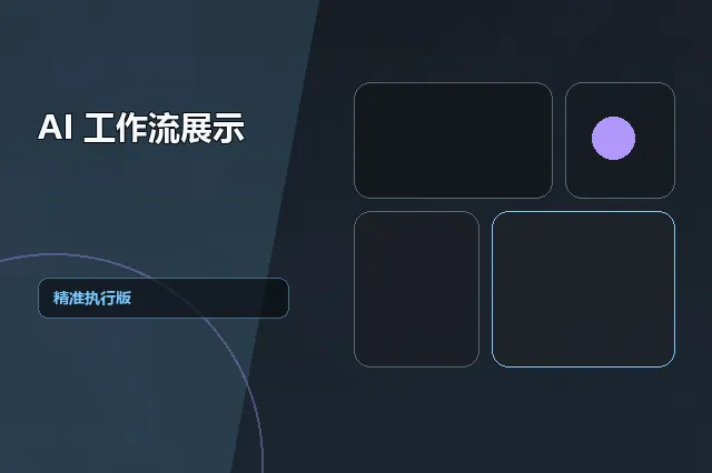 AI 工作流展示：精准执行版 的原创主题效果图