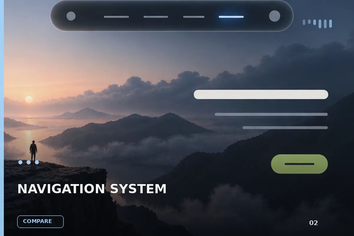 悬浮胶囊导航：多方案对比版 的原创主题效果图