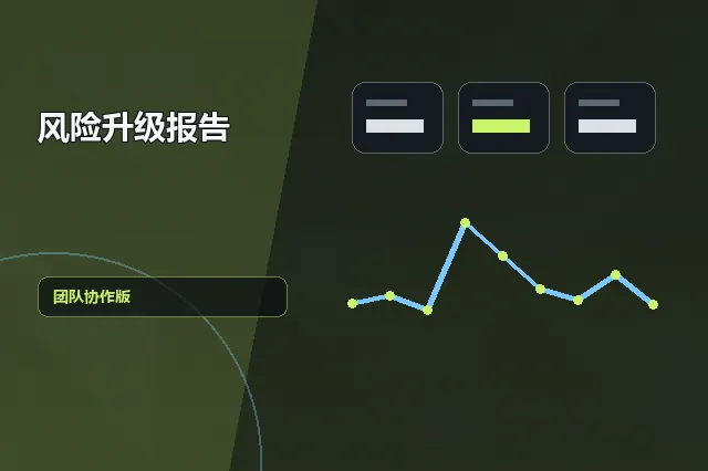 风险升级报告：团队协作版 的原创主题效果图