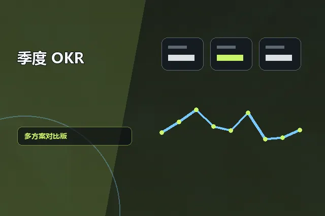 季度 OKR:多方案对比版 的原创主题效果图