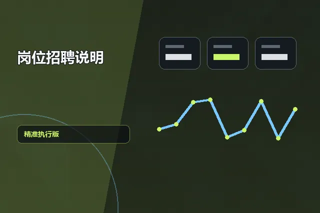 岗位招聘说明：精准执行版 的原创主题效果图