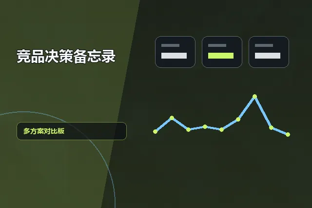 竞品决策备忘录：多方案对比版 的原创主题效果图