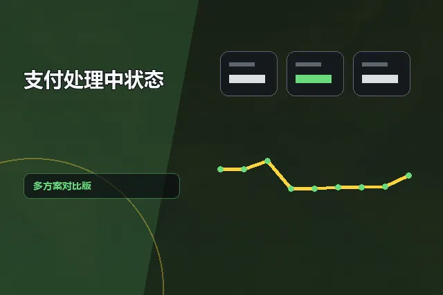支付处理中状态：多方案对比版 的原创主题效果图