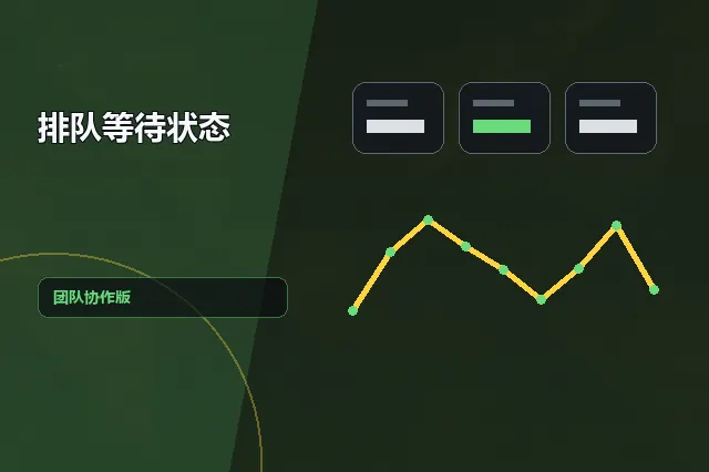 排队等待状态：团队协作版 的原创主题效果图