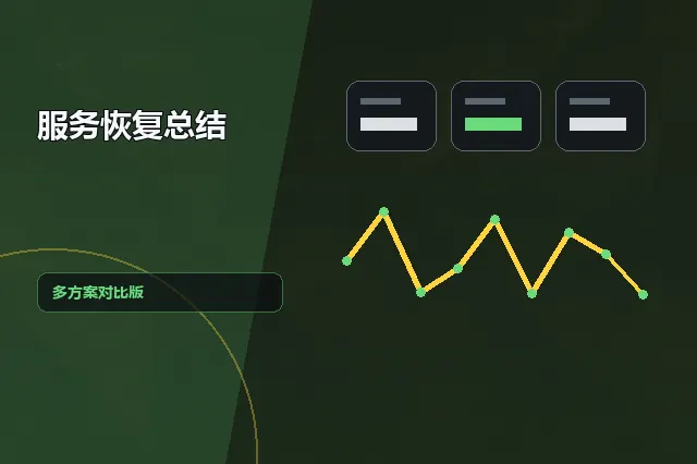 服务恢复总结：多方案对比版 的原创主题效果图