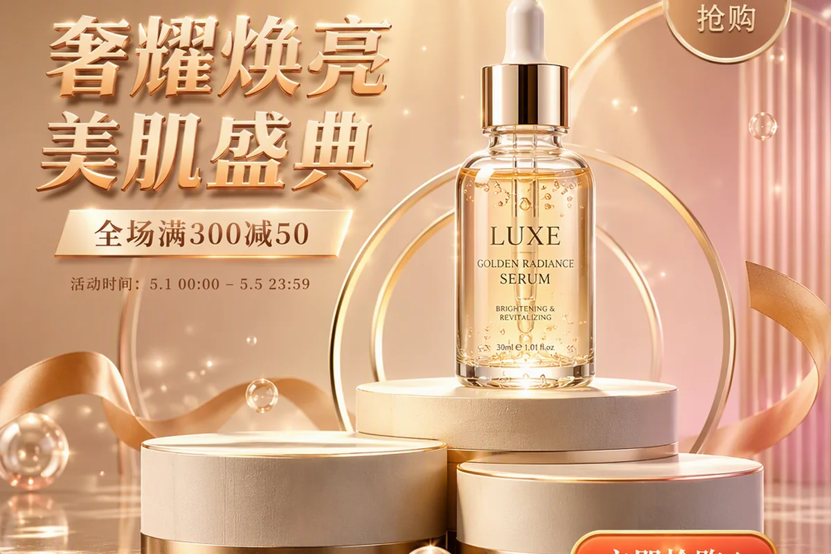3D电商促销Banner 的原创主题效果图